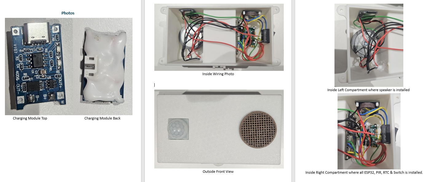 Canary audio navigation system in use